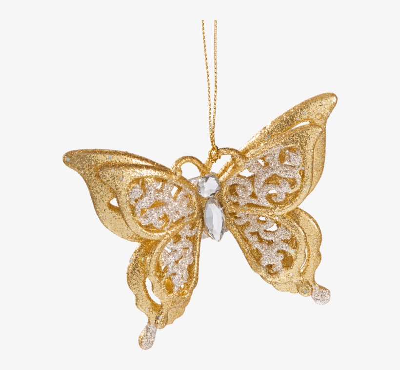 Butterfly With Clip, Gold - Rothenburg Ob Der Tauber, transparent png #2754269