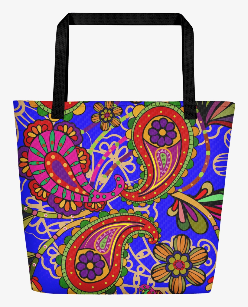 Large Tote Bag W Inside Pocket - Tote Bag, transparent png #2754273