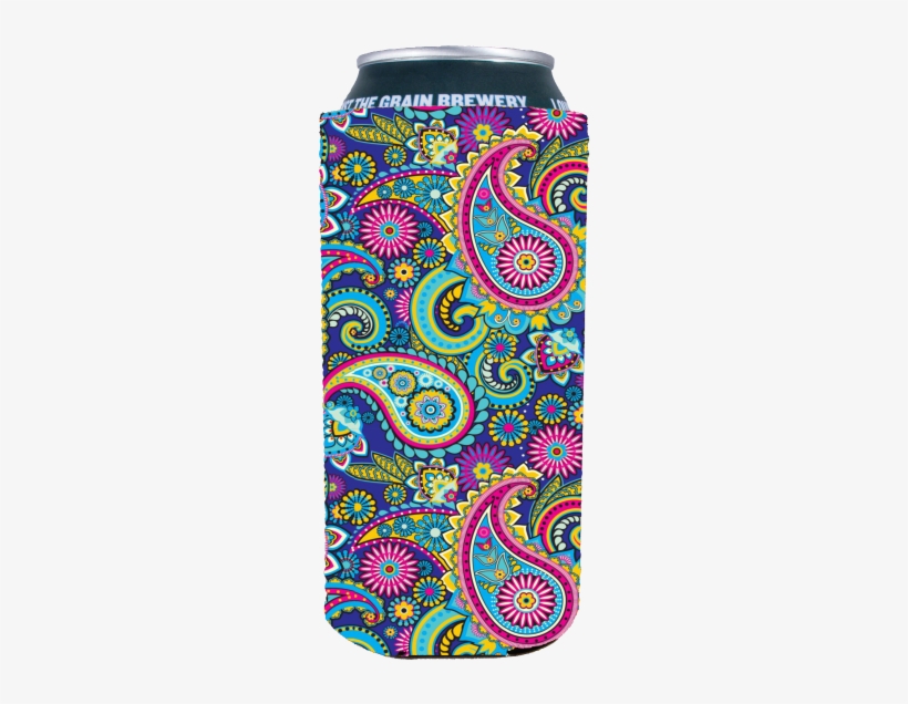 Coolie Junction Paisley Pattern 16 Oz. (pint) Can Coolie, transparent png #2754294