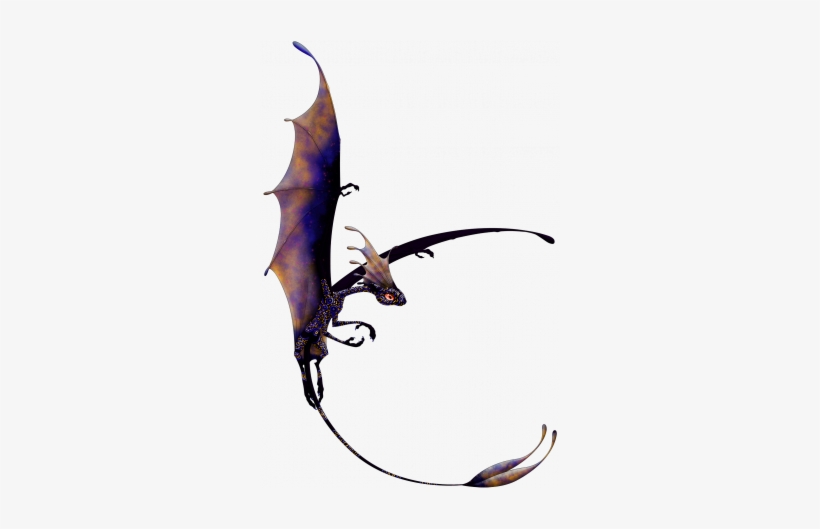 Dusk Butterfly - Butterfly Dragon, transparent png #2754298