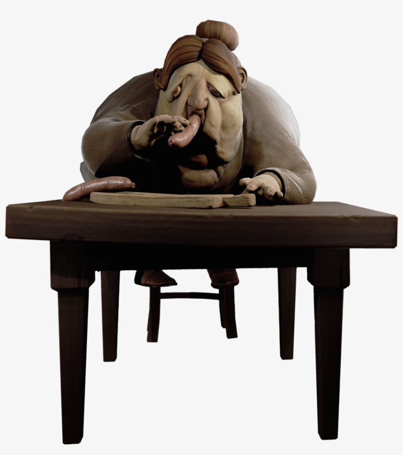 Anxiety And Gluttony, But Despite Being Fat These Enemies - Little Nightmares The Guests, transparent png #2754872
