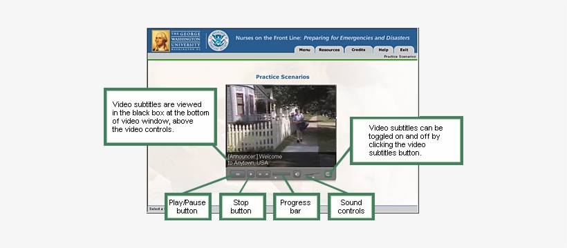 Video Subtitlines Are Viewed In The Block Box At The - Fema, transparent png #2755362