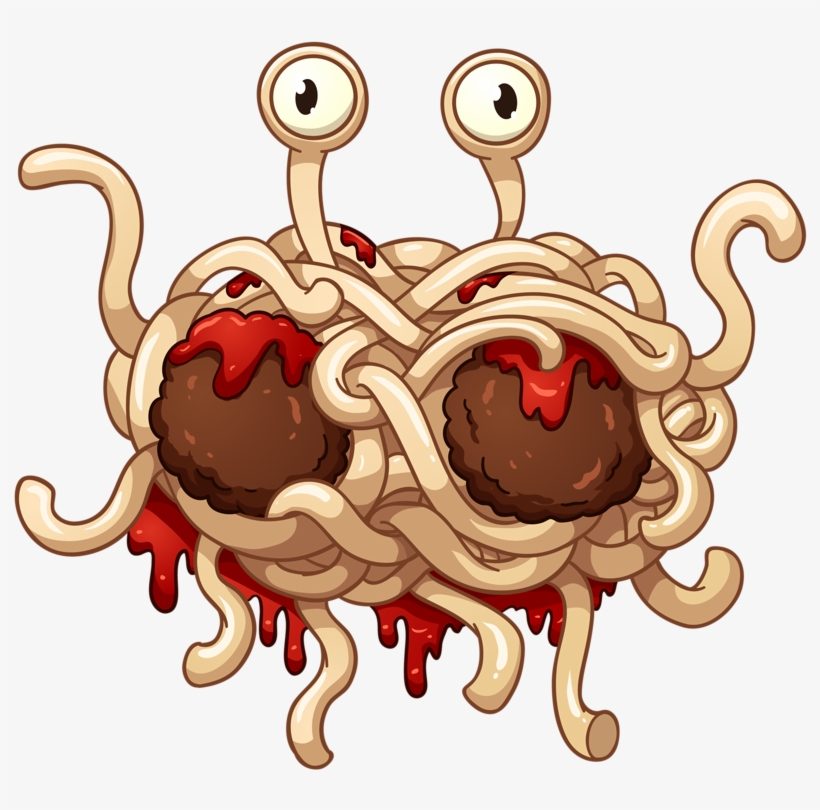Flying Spaghetti Monster Vector Design, Vector Vector, - Flying Spaghetti Monster, transparent png #2755412
