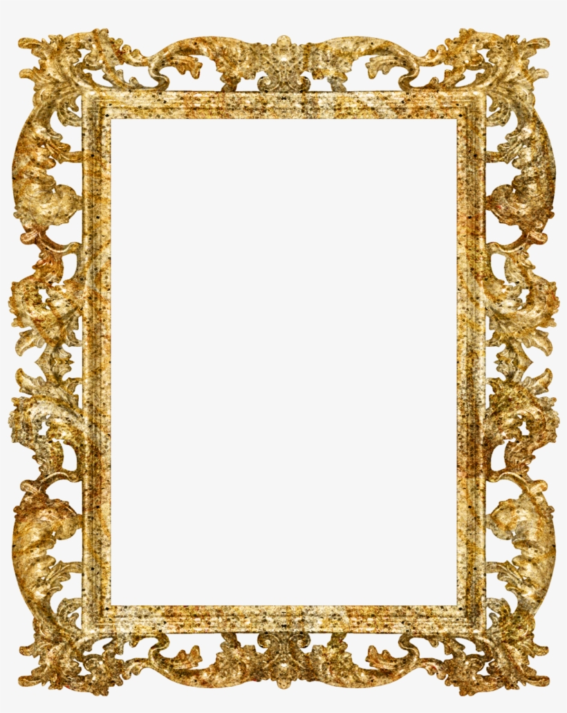 Frame Baroque Flowery To Cut Photo Frame - Picture Frame, transparent png #2755773