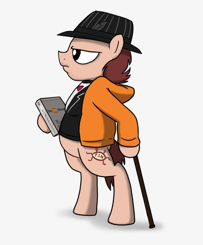 Petirep, Atheism, Bipedal, Cane, Clothes, Euphoric, - Atheism, transparent png #2755775