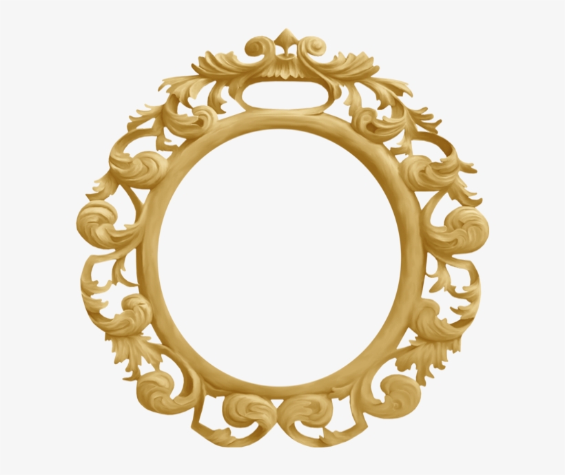 Cadre Rond Baroque - Cadre Rond Png, transparent png #2755806