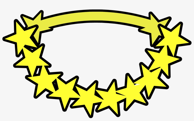 Star Necklace Clothing Icon Id 184 - Club Penguin Wiki Clothes, transparent png #2756007