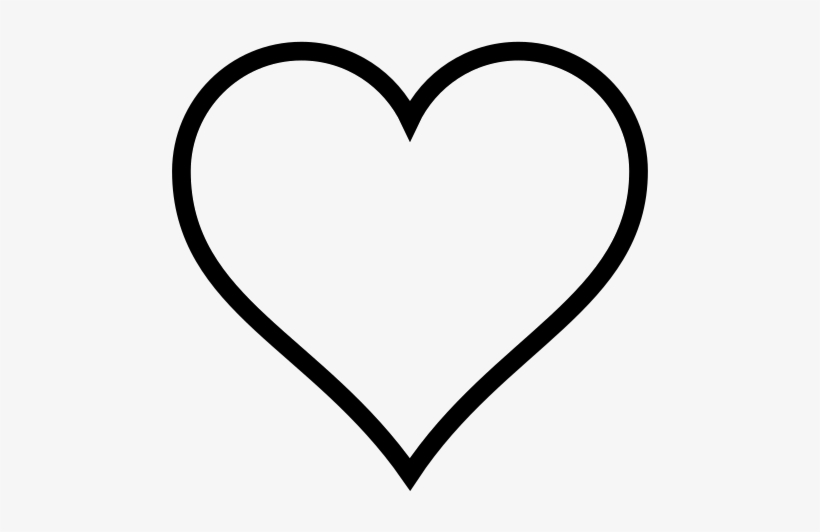 Heart-outline - Clipart Of Heart, transparent png #2756193