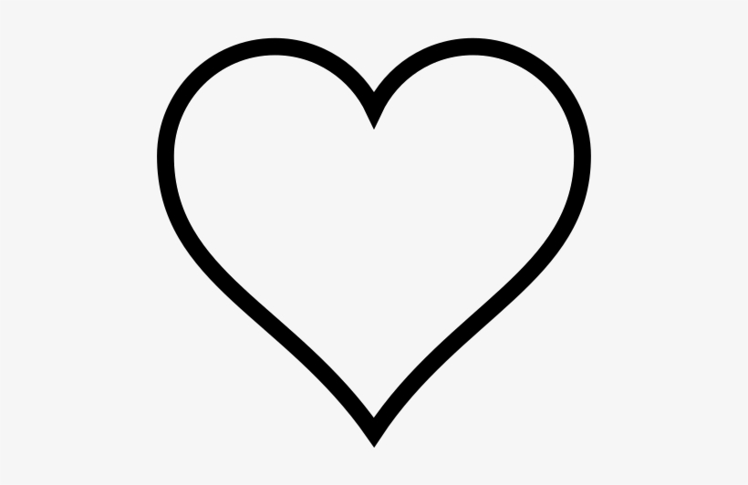 Transparent Heart Clipart Black And White Outline Photos Idea