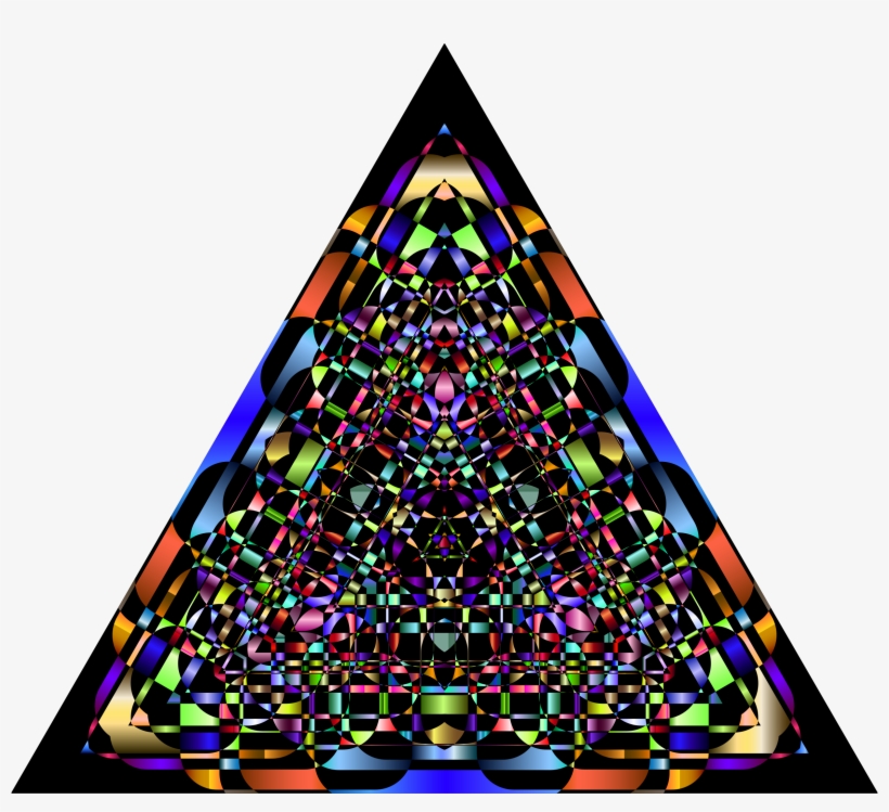 This Free Icons Png Design Of Abstract Chromatic Triangle, transparent png #2756388