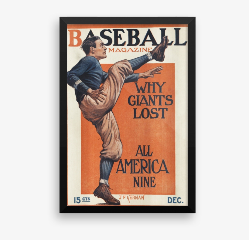 Vintage Baseball Magazine - Poster, transparent png #2756480