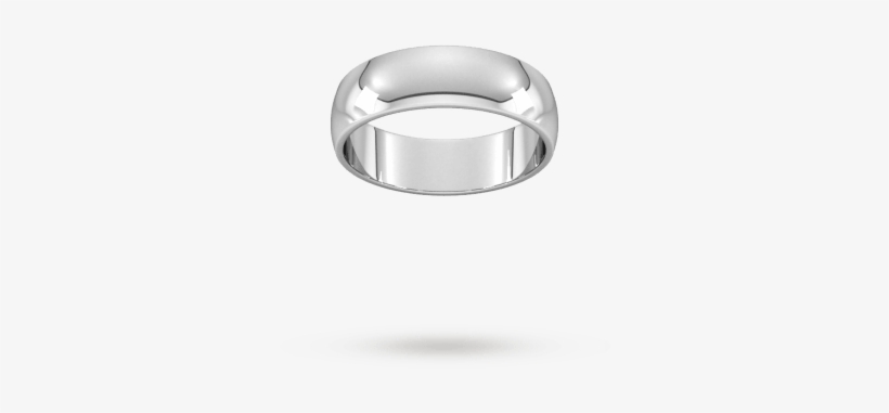6mm D Shape Standard Wedding Ring In Sterling Silv - Dyrberg/kern, transparent png #2756547