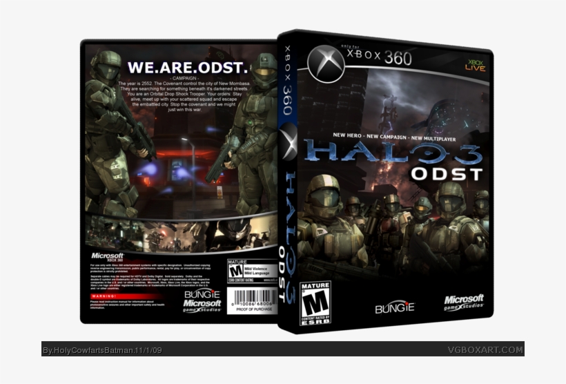 Odst Box Art Cover - Halo 3 Odst, transparent png #2756568