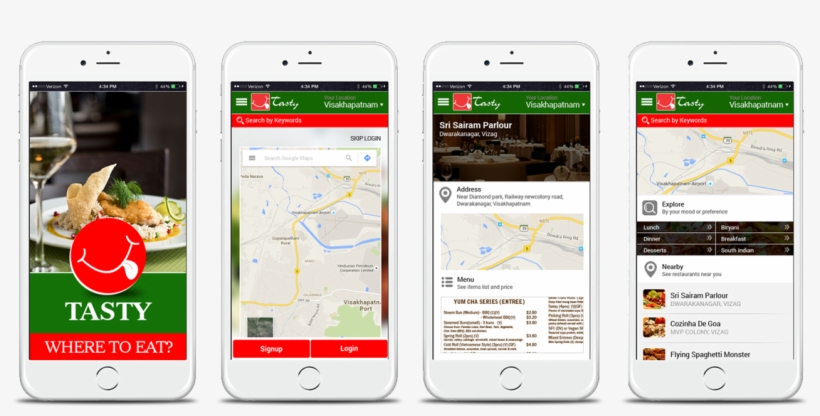 Recipes Based Restaurant Finder App - Iphone, transparent png #2756585