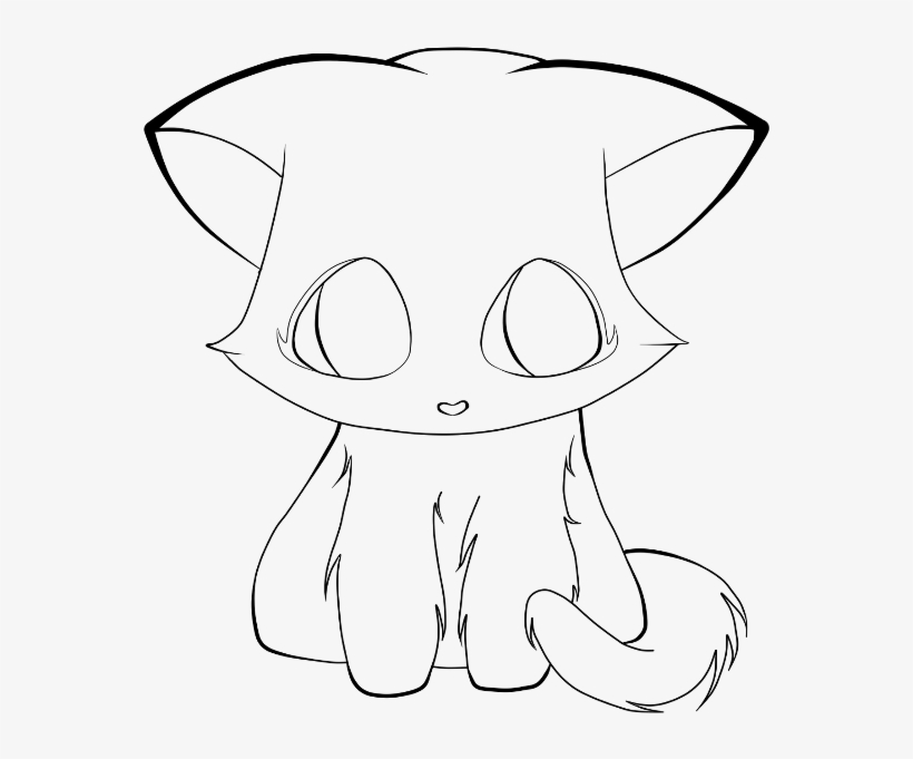 Kitten Lineart All Mine Creation By Queenphoebe-d4lzyta - Dibujos De Perritos Y Gatitos, transparent png #2756990