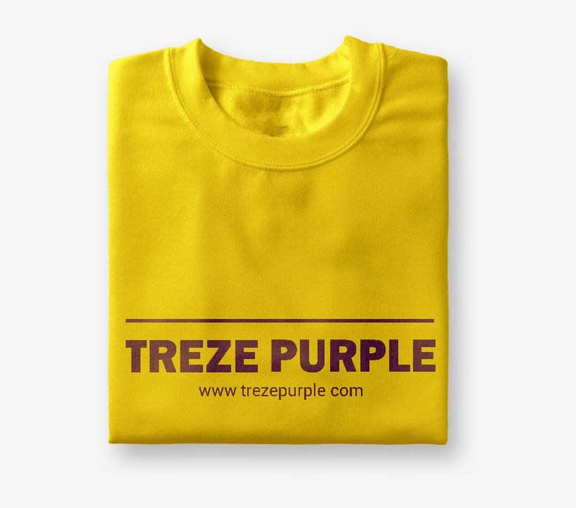 Trezepurple Folded - “ - Folded T Shirt Png, transparent png #2757275