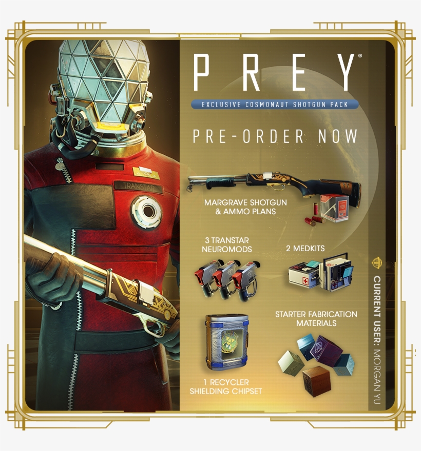 Cosmonaut Shotgun Pack Infographic - Prey Cosmonaut Shotgun Pack, transparent png #2757746