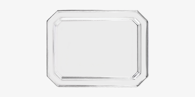 Octagon Tray Stainless Steel 30 X 40 Cm - Serving Tray, transparent png #2758150