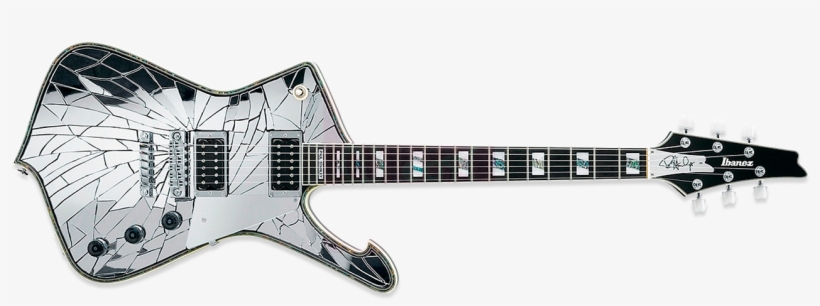 Ibanez Paul Stanley Ps1cm Cracked Mirror - Paul Stanley Iceman Guitar, transparent png #2758178
