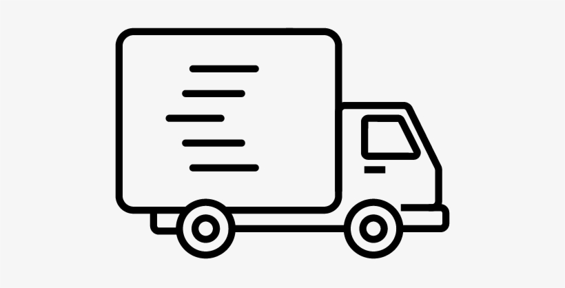 Shop Online, Delivery Truck - Vanoutline, transparent png #2759905