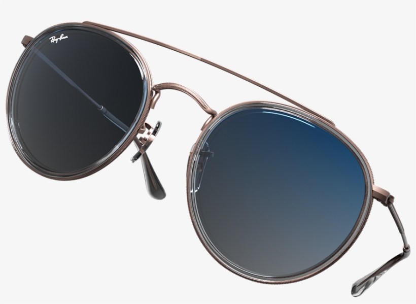 Round Double Bridge - Plastic, transparent png #2760862