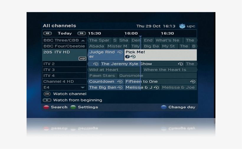 Go Into The Tv Guide And Click On A Programme With - Television, transparent png #2761569