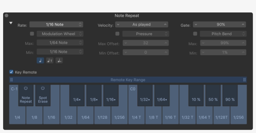 Note Repeat Keyboard - Note Repeat Logic Pro X, transparent png #2761590