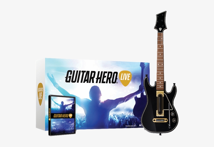 Xbox One Guitar Hero Live, , Large - Guitar Hero Live (with Guitar Controller), transparent png #2762127