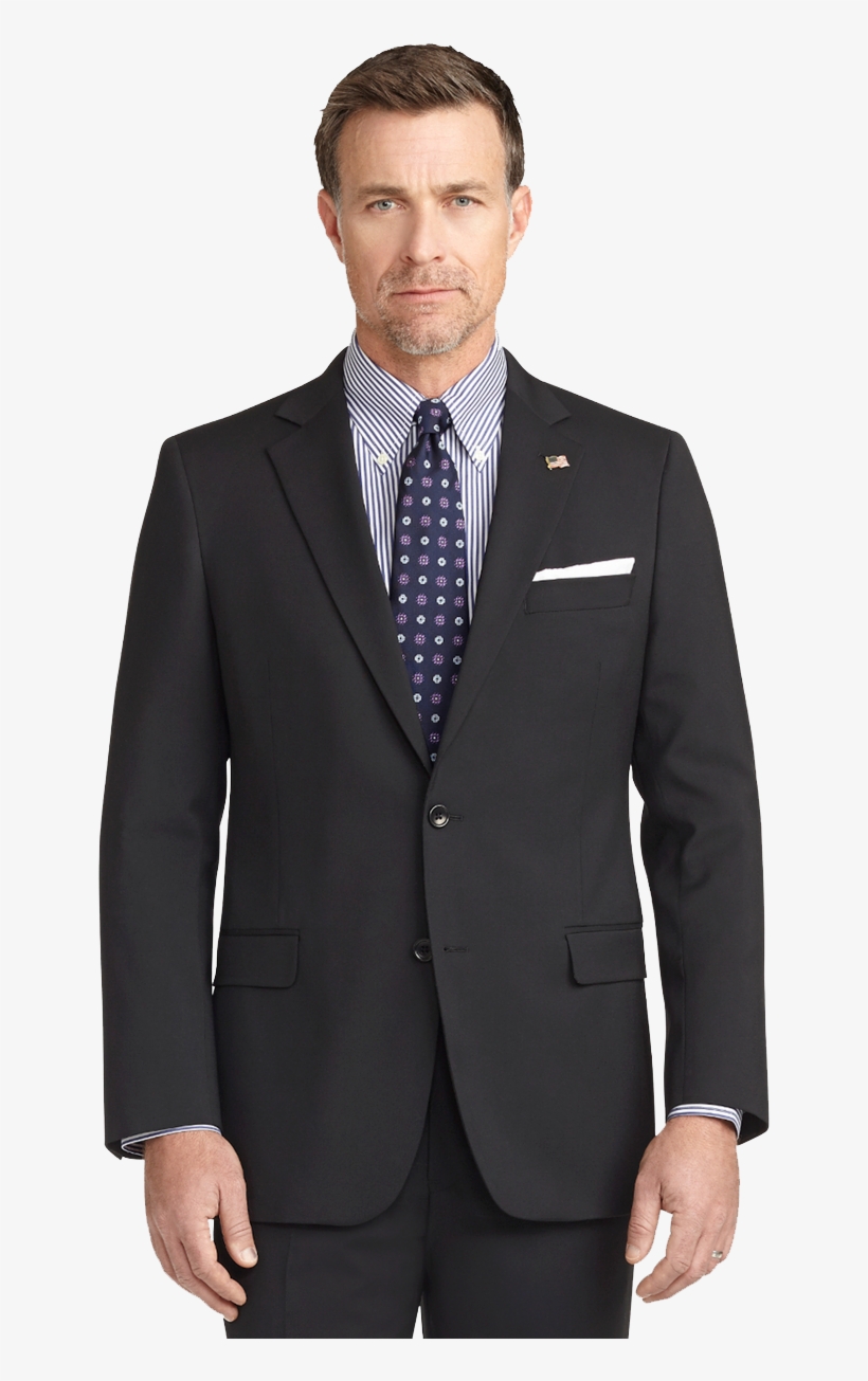 Groom - Brooks Brothers Fitzgerald Charcoal, transparent png #2762184
