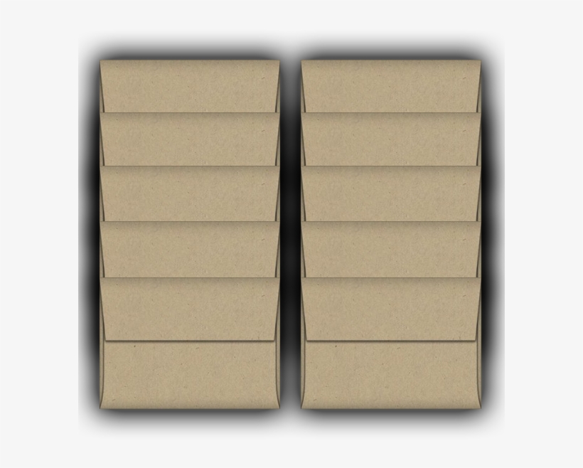 Lunch Bag A2 Envelopes 10 Pack - Wood, transparent png #2762365