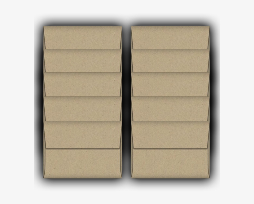 Lunch Bag A2 Envelopes 10 Pack - Wood, transparent png #2762365