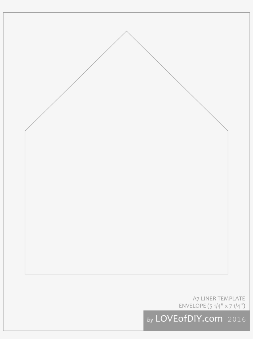 A6 Or A7 Envelopes - Line Art, transparent png #2762388