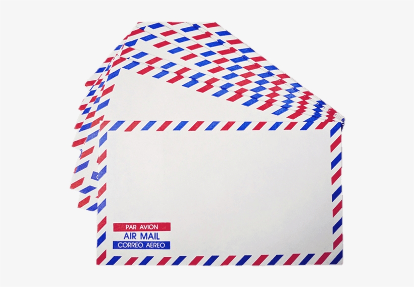 Air Mail Envelopes - Airmail Envelope, transparent png #2762431