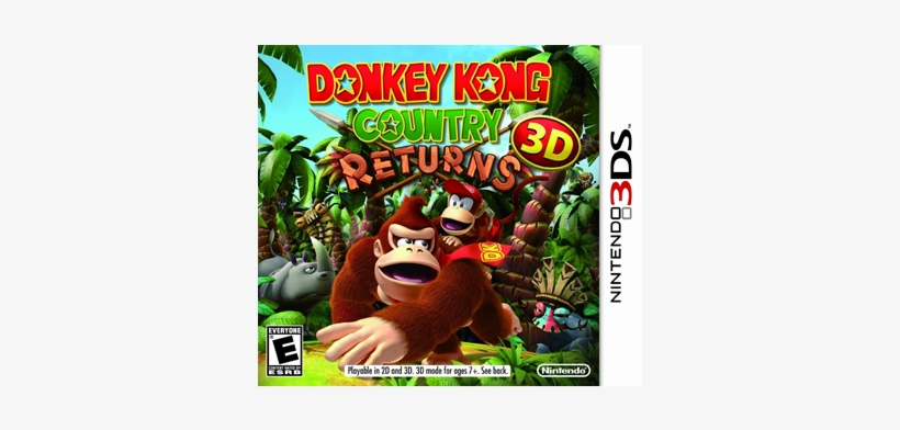 Donkey Kong Country Returns 3d - Donkey Kong 3d Country, transparent png #2762907