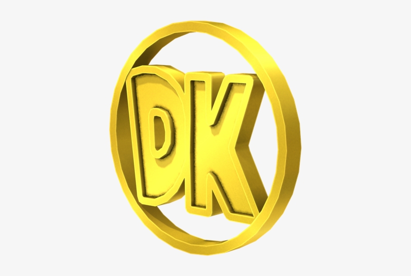 Dk Coin - Donkey Kong Dk Png, transparent png #2762958