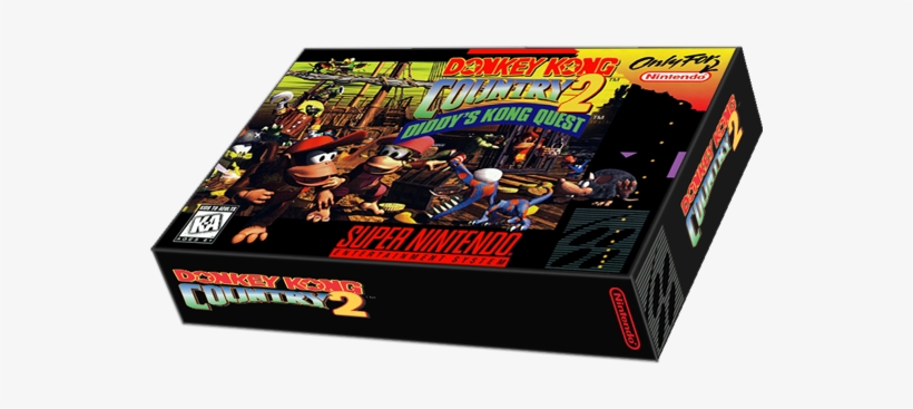 Donkey Kong Country - Donkey Kong Country 2 Box, transparent png #2763049