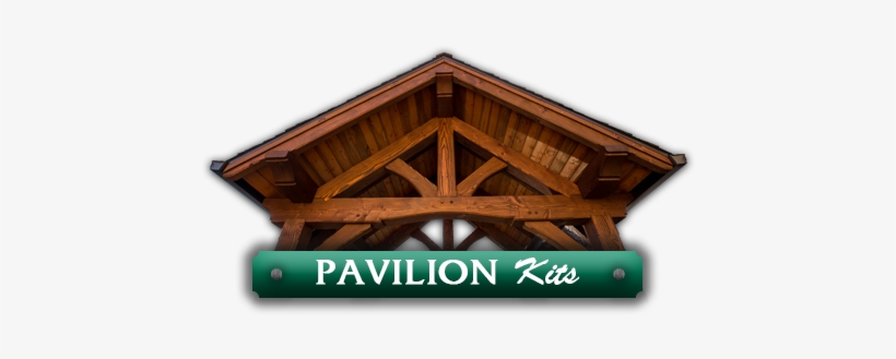 The Top Of A Pavilion Above The Words 'pavilion Kits' - Pavilion Kits, transparent png #2763050