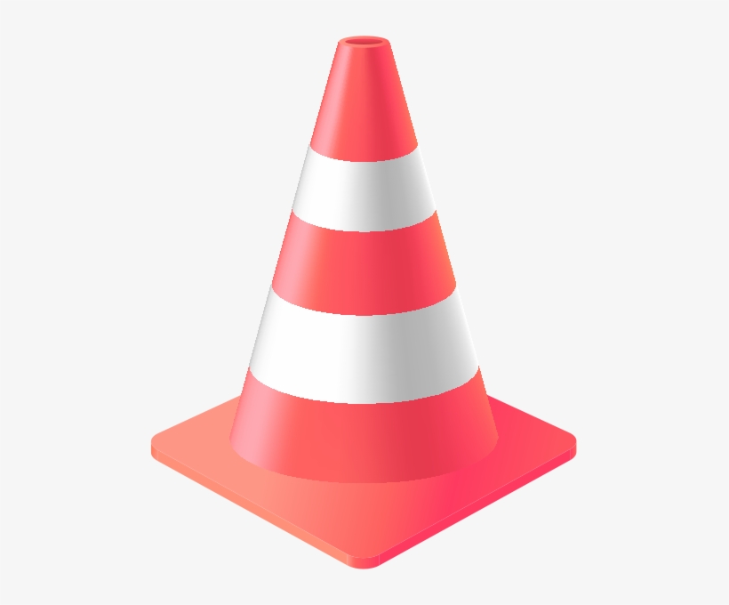 Pink Traffic Cone Vector Data For Free - Pink Traffic Cone Png, transparent png #2763127