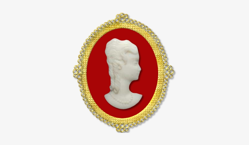 Vintage Lacy Picture Frame Tutorial - Pendant, transparent png #2763189