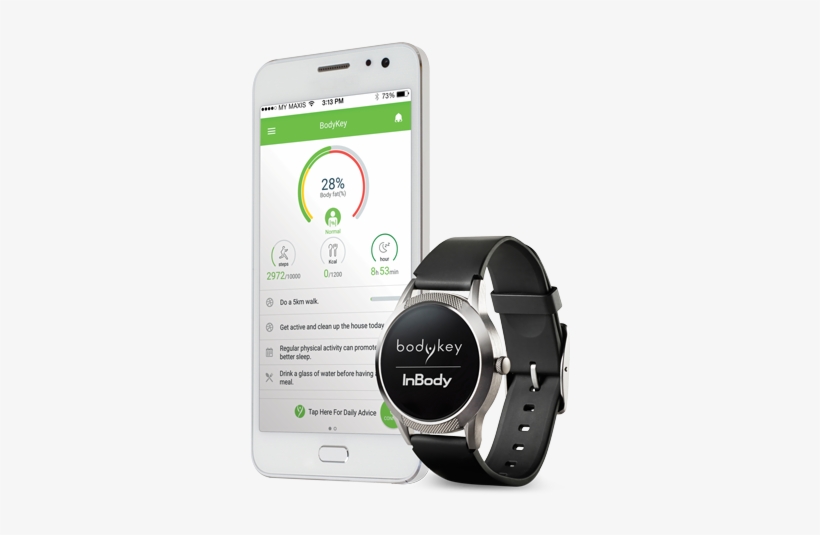 Bodykey Mobile App Inbodywatch - Bodykey Watch, transparent png #2763663