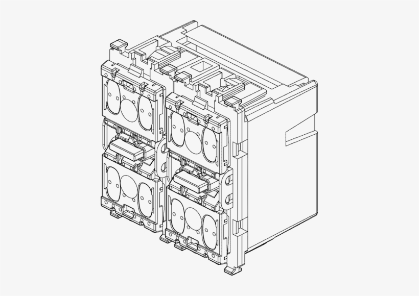3d View - Pulsante Elettrico Motore Tapparella, transparent png #2763736