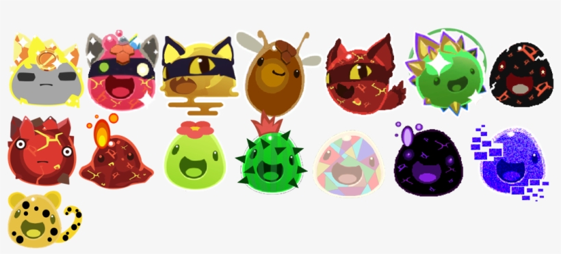 Slime Family Reunion Copy 6 - Slime Rancher All Ornaments, transparent png #2763739