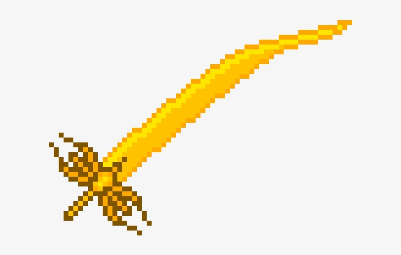 Solar Long Sword - Pixel Art, transparent png #2764939