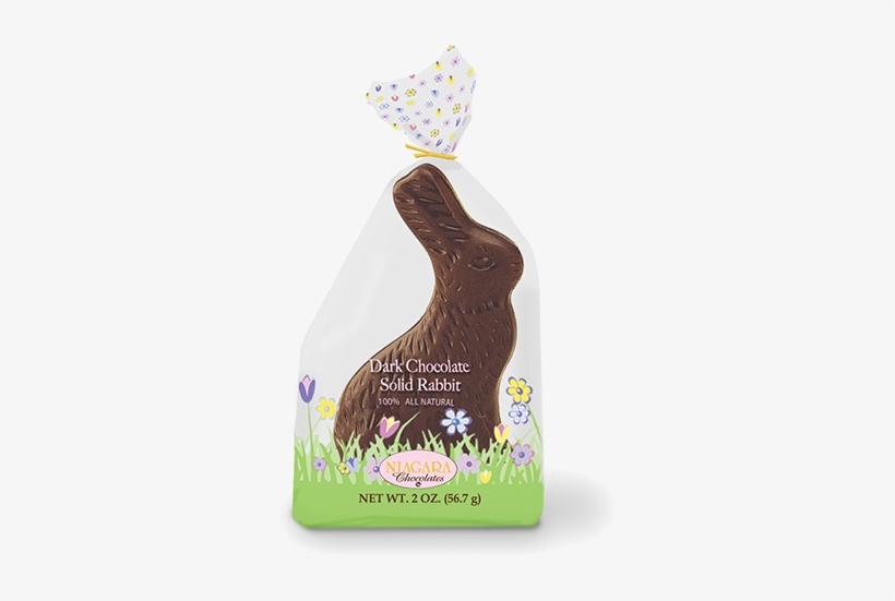 Niagara Solid Dark Chocolate Easter Bunny For Fresh - Candy, transparent png #2765239