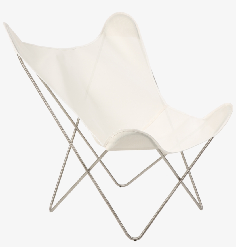 The Hardoy Butterfly Chair - Hardoy Butterfly Chair Acrylic White Cover, transparent png #2765273