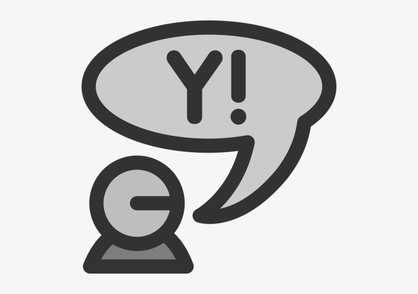 Yahoo,icon,symbol,free Vector Graphics - Rip Yahoo Messenger, transparent png #2765637