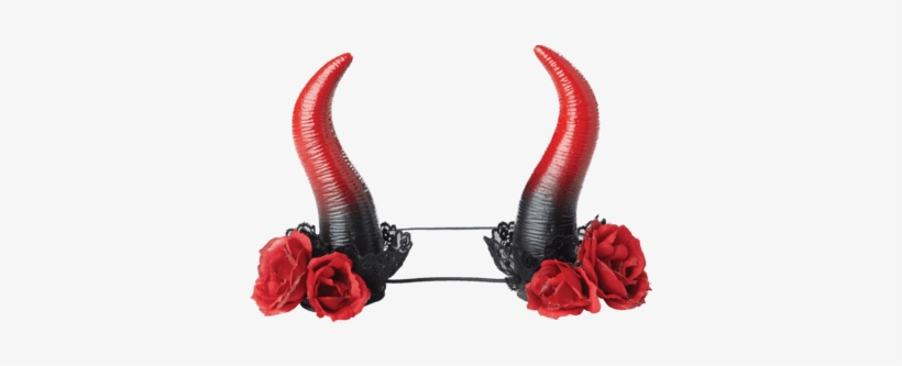 Devil Horn Png - Adult Womens Ladies Rose Enchantress Horns - Halloween, transparent png #2765911