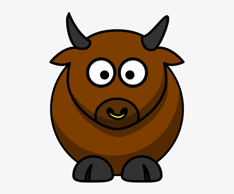 Bull Clip Art - Cartoon Wildebeest, transparent png #2765948