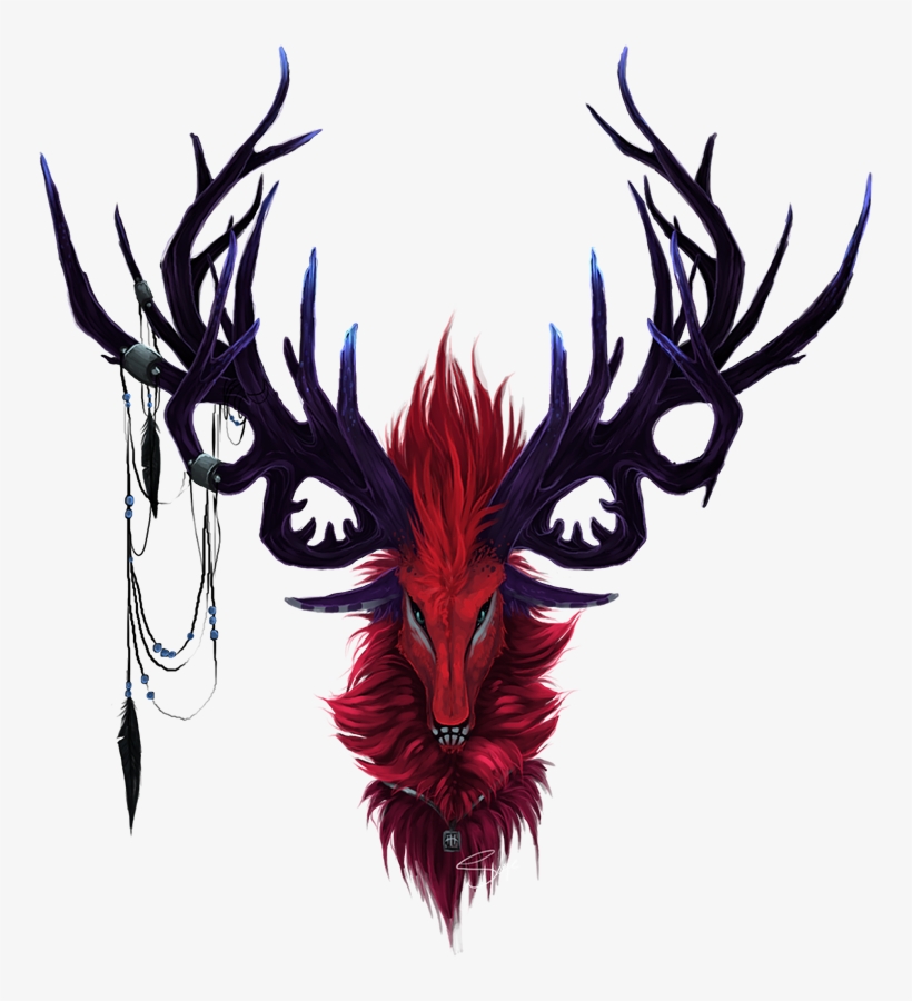 You Do The Voodoo - Demonic Deer Drawings, transparent png #2765966