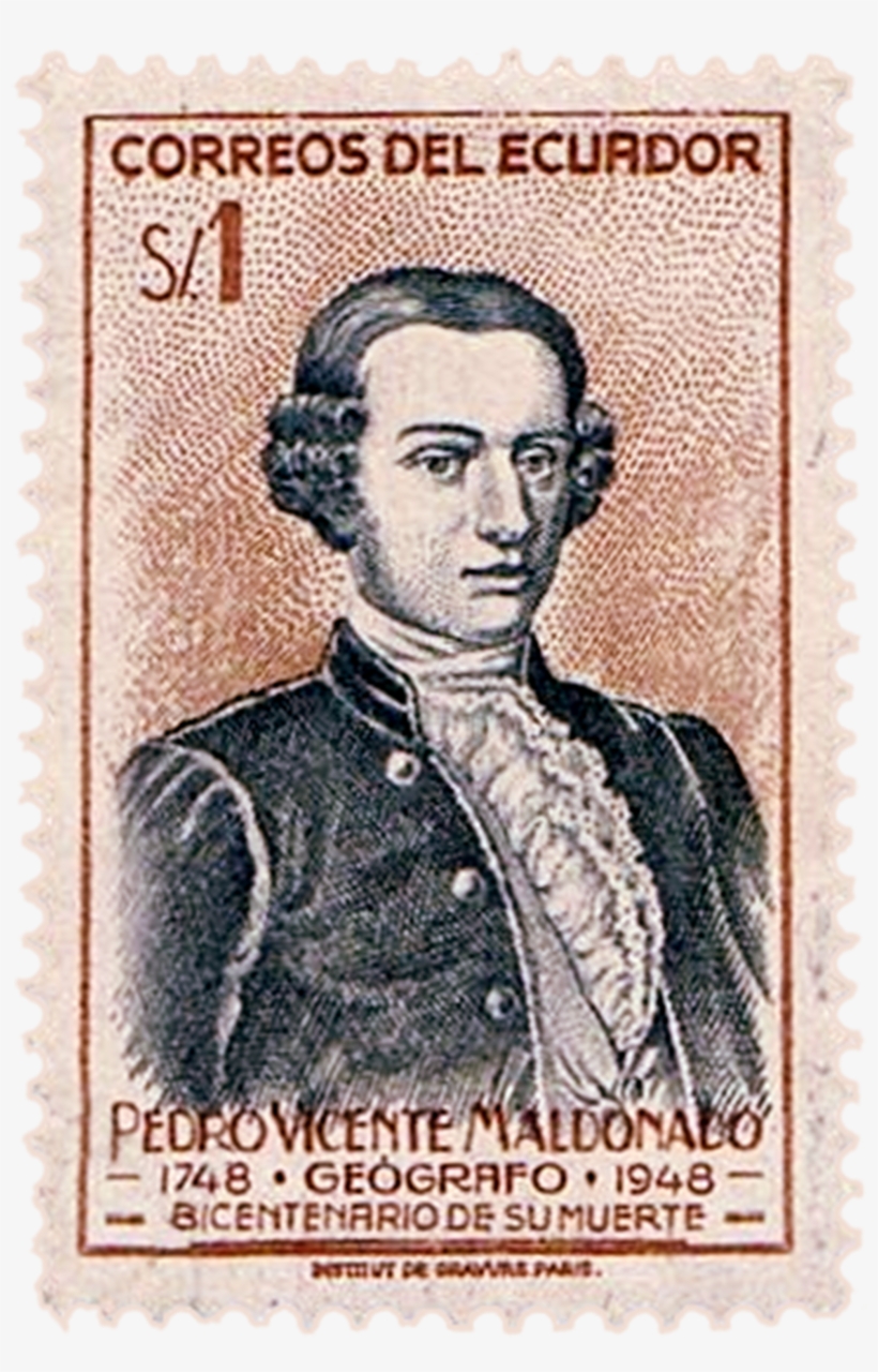 Bicentenario Pedro Vicente Maldonado Sello Postal Riobamba - Pedro Vicente Maldonado, transparent png #2766255